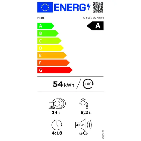Lave-vaisselle 60 cm MIELE G5611SCACTIVE - 2