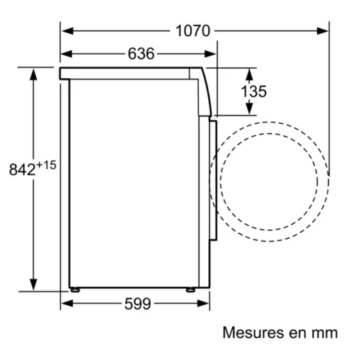 Sèche-linge frontal SIEMENS WT45H000FF - 2