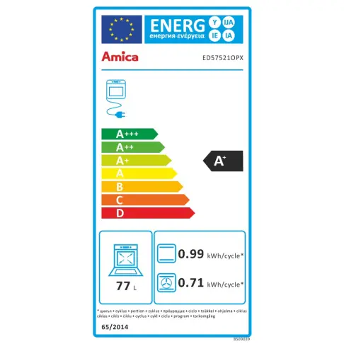 Four pyrolyse AMICA ED57521OPX - 7