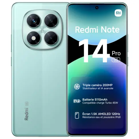 Smartphone XIAOMI REDMINOTE14PRO5GVERT256 - 1