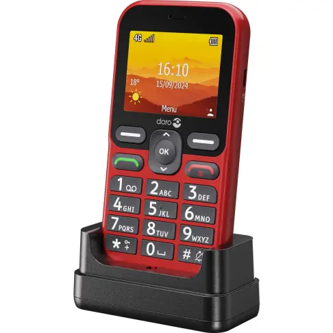 Téléphone mobile DORO LEVAL10ROUGE - 2