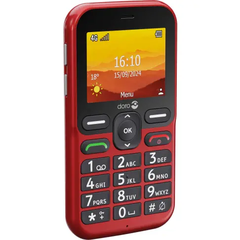 Téléphone mobile DORO LEVAL10ROUGE - 7