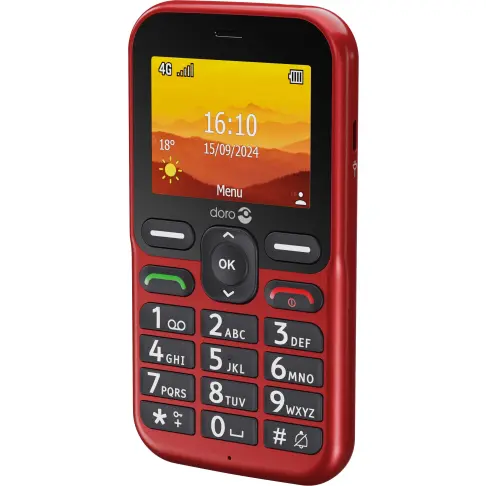 Téléphone mobile DORO LEVAL10ROUGE - 8