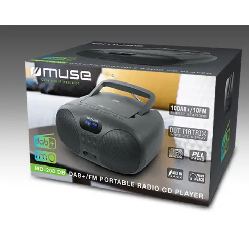 Radio cd MUSE MD208DB - 2 Radio cd MUSE MD208DB - 2