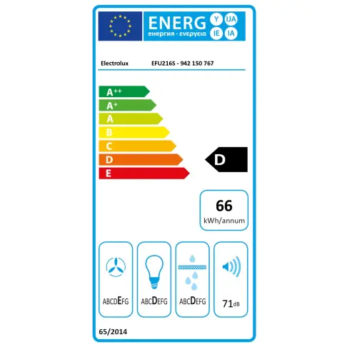Hotte visière ELECTROLUX EFU216S - 2