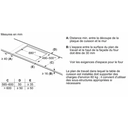 Table à induction NEFF T69TTX4L0 - 5