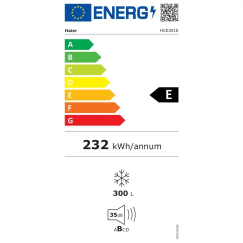 Congélateur coffre HAIER HCE301E - 3