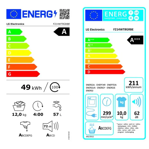 Lave linge séchant LG F214WT8GRBE Washtower - 10