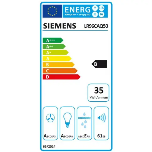 Hotte de plafond SIEMENS LR 96 CAQ 50 - 8