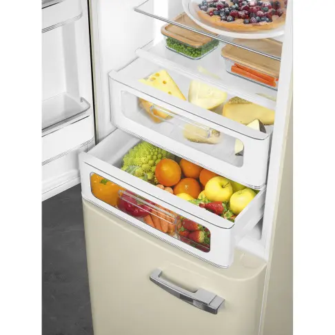 Réfrigérateur combiné inversé SMEG GAMME ANNEES 50 FAB32LCR6 - 7