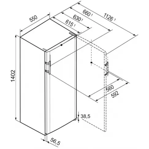 Réfrigérateur 1 porte LIEBHERR KP290 - 4