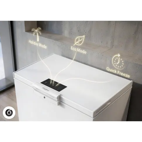Congélateur coffre WHIRLPOOL W3RHS30EW - 5