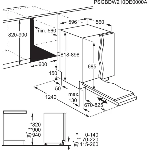 Lave-vaisselle tout intégré 60 cm AEG FSK94858P - 14