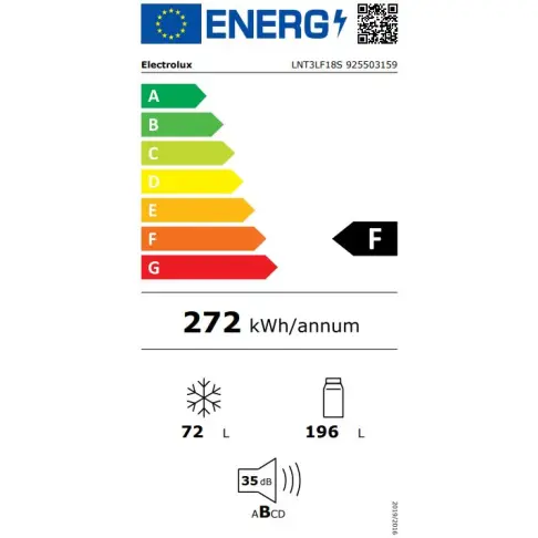 Réfrigérateur intégrable combiné inversé ELECTROLUX LNT3LF18S - 2