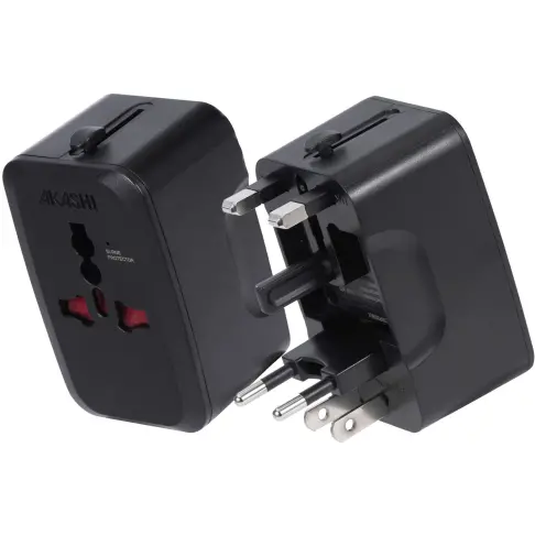 Adaptateur de voyage AKASHI ALT WP 100 B - 2