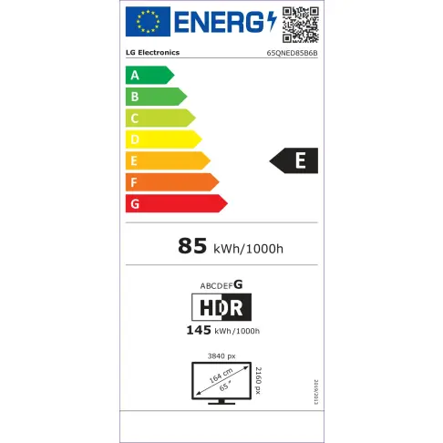 Tv led 65'' LG 65QNED85B6B - 10