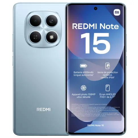Smartphone XIAOMI REDMINOTE15BLEU - 1