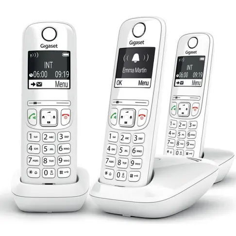 Téléphone sans fil GIGASET SIEMENS GIGA AS 690 TRIO BLANC - 1