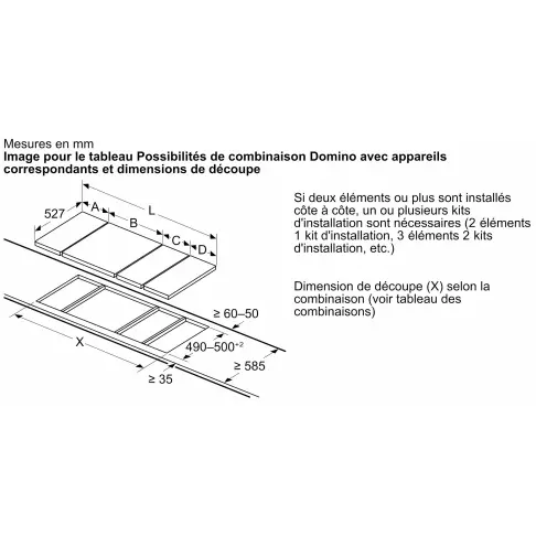 Domino induction BOSCH PXX 375 FB 1 E - 5