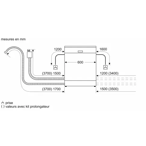 Lave-vaisselle tout intégré 60 cm BOSCH SMV4HVX45E - 12