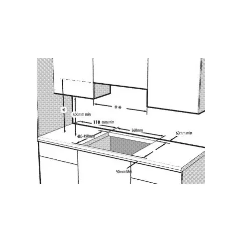 Plaque verre mixte BEKO HILM64222SV - 2
