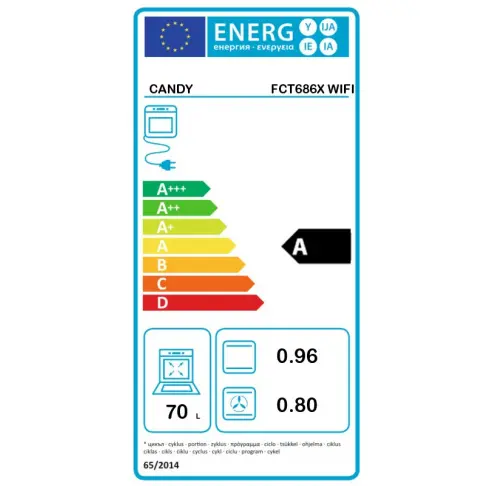 Four pyrolyse CANDY FCT686XWIFI - 4