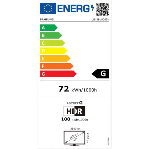 Télé led 43 pouces SAMSUNG UE43BU8005 - 18