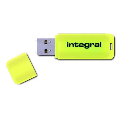 Cle usb INTEGRAL NEON JAUNE 32 GB - 1