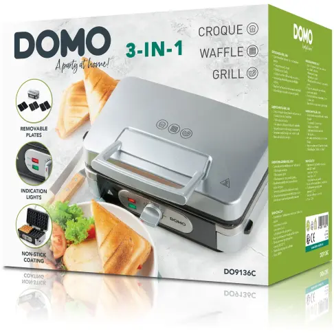 Gaufrier multifonction DOMO DO9136C - 11 Gaufrier multifonction DOMO DO9136C - 11