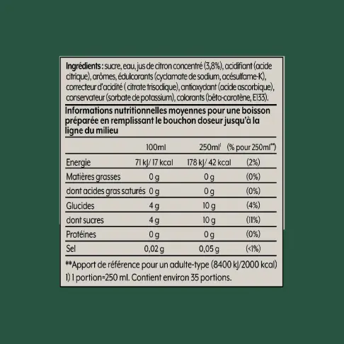 Concentré pour machine à soda SODASTREAM 1524203330 - 7