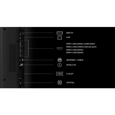 Télé led 75'' TCL 75C79L - 3