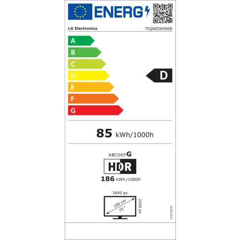 Tv led 75'' LG 75QNED85B6B - 10