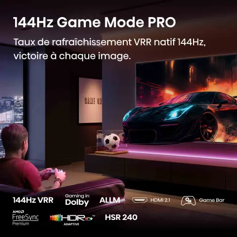 Tv led 75'' HISENSE 75E7QPRO - 2