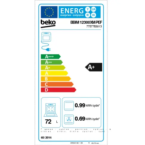 Four pyrolyse BEKO BBIM12300XMPEF - 7