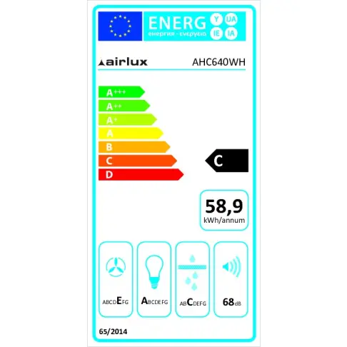 Hotte visière AIRLUX AHC 640 WH - 2