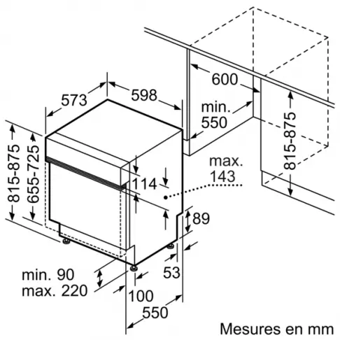 Lave-vaisselle intégré 60 cm BOSCH SMI2ITS33E - 7