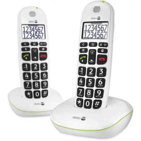 Téléphone sans fil DORO PHONEEASY 110 DUO WHITE - 1