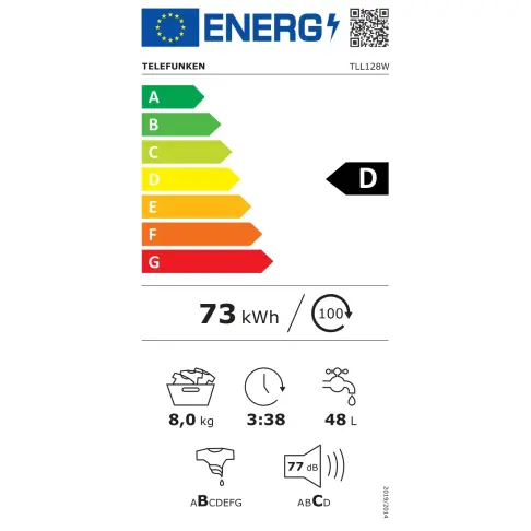 Lave-linge frontal TELEFUNKEN TLL128W - 2