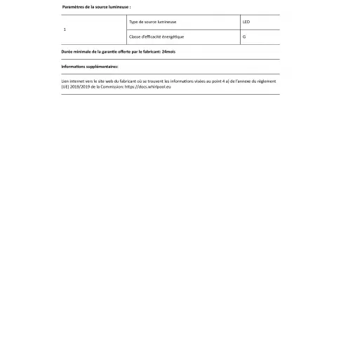 Réfrigérateur intégré 1 porte WHIRLPOOL ARG180701 - 2
