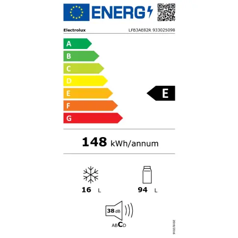 Réfrigérateur intégré 1 porte ELECTROLUX LFB3AE82R - 6