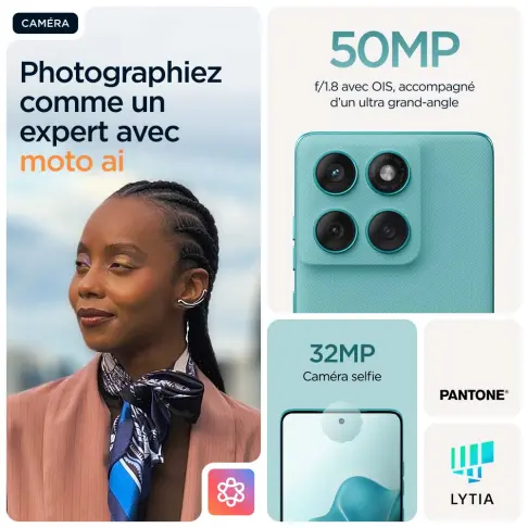 Smartphone MOTOROLA EDGE60FUSIONTURQUOISE - 2