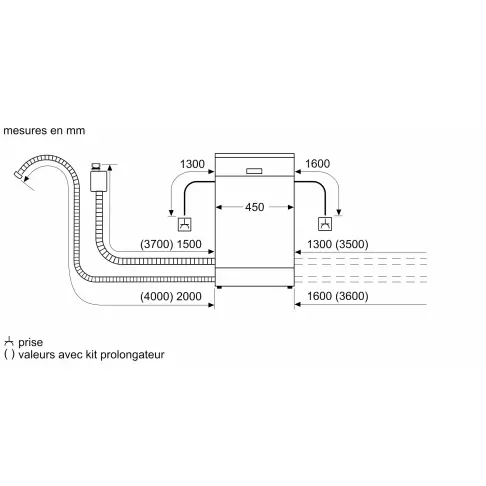 Lave-vaisselle intégré 45 cm BOSCH SPI2HKS42E - 9 Lave-vaisselle intégré 45 cm BOSCH SPI2HKS42E - 9
