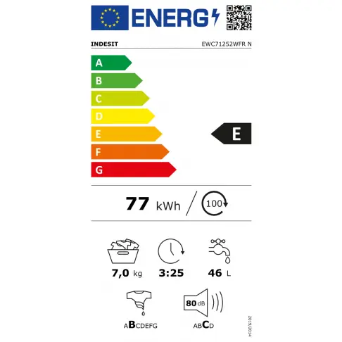 Lave-linge hublot INDESIT EWC71252WFRN - 4