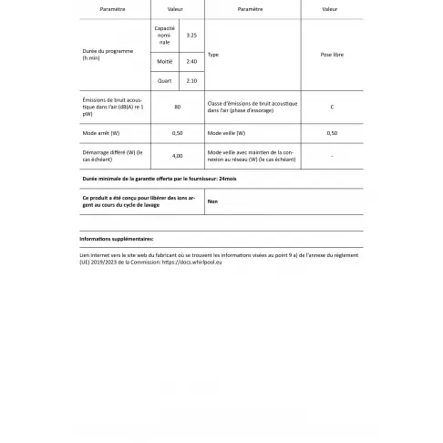 Lave-linge hublot INDESIT EWC71252WFRN - 3