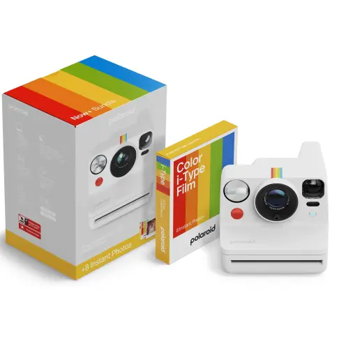 Appareil photo instantané POLAROID NOW+ GEN 3 BLANC + BUNDLE 8 - 1
