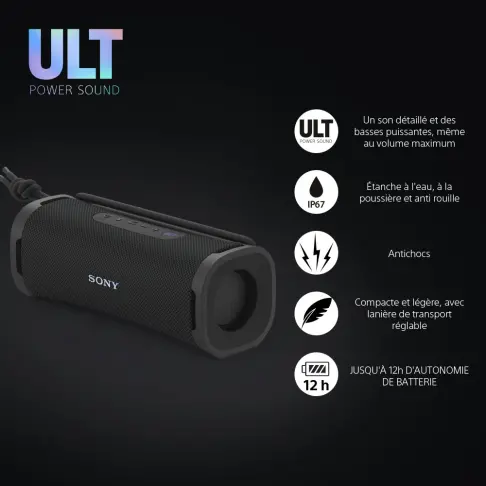 Enceinte nomade SONY SRS-ULT10B - 9