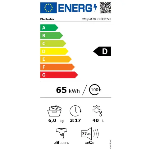 Lave-linge top ELECTROLUX EWQ6412D - 2