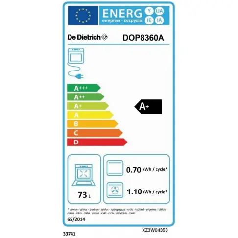 Four pyrolyse DE DIETRICH DOP8360A - 3