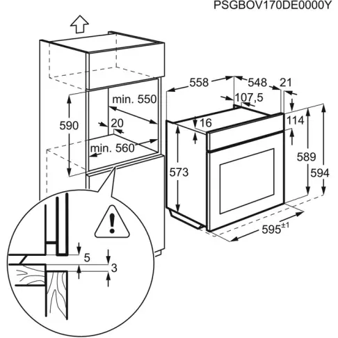 Four pyrolyse ELECTROLUX EOF 7 P 00 LX - 2