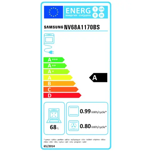 Four pyrolyse SAMSUNG NV68A1170BS - 8 Four pyrolyse SAMSUNG NV68A1170BS - 8